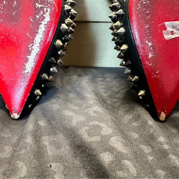 Christian Louboutin 100mm Mixed Color Spike Pigalle EU 38.5 - Picture 10 of 11